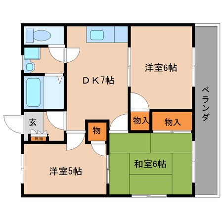 静岡駅 バス24分  中央町下車：停歩1分 2階の物件間取画像